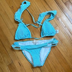 Jessica Simpson size medium gingham bikini